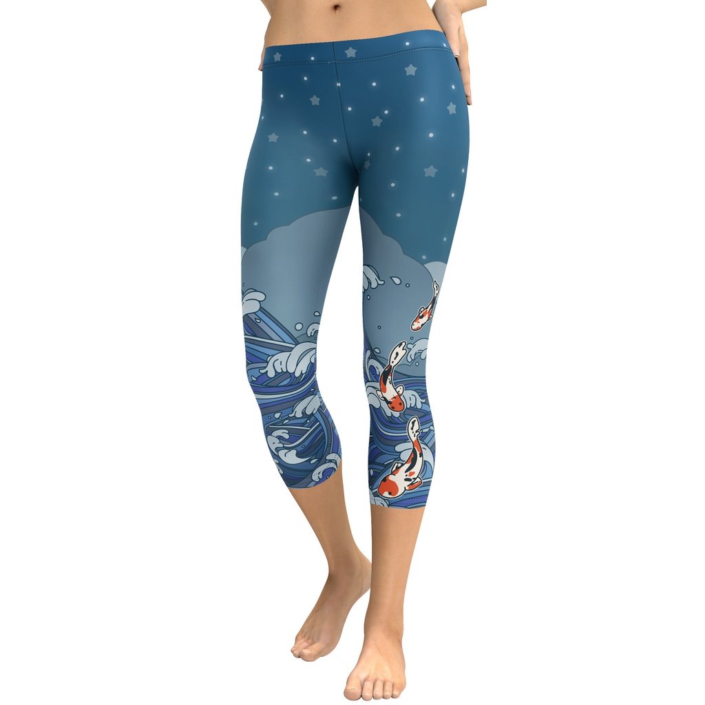 Koi Fish Capris