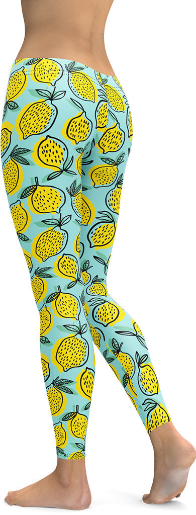 Lemon Pattern Leggings