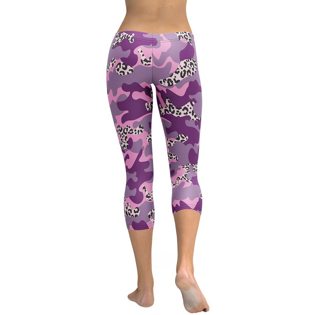 Leopard Camo Capris