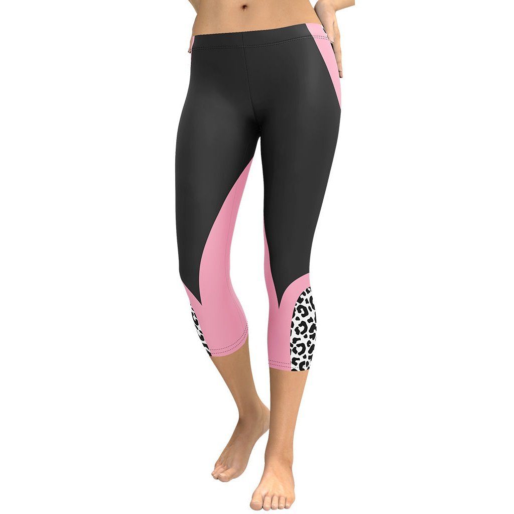 Leopard Geometric Capris