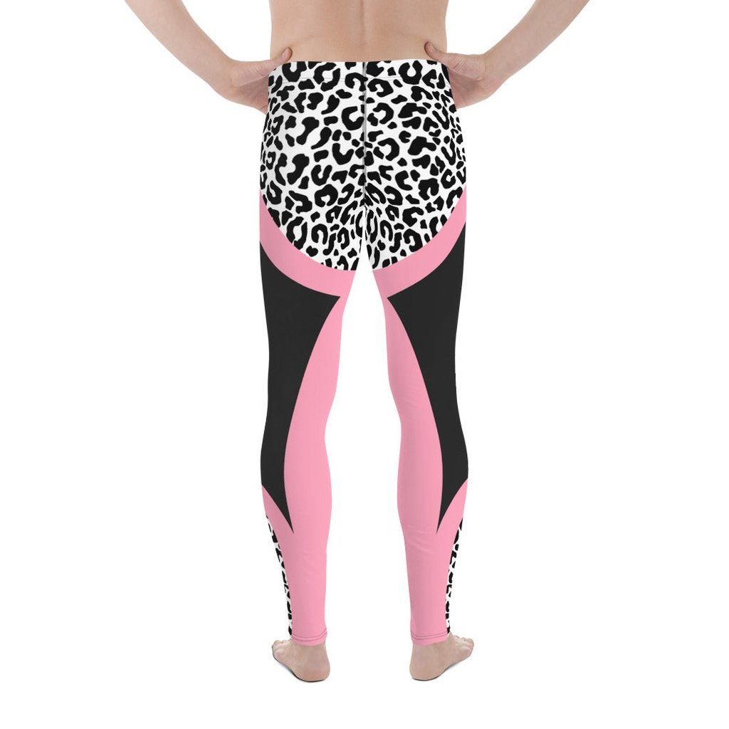 Leopard Geometric Men's Leggings