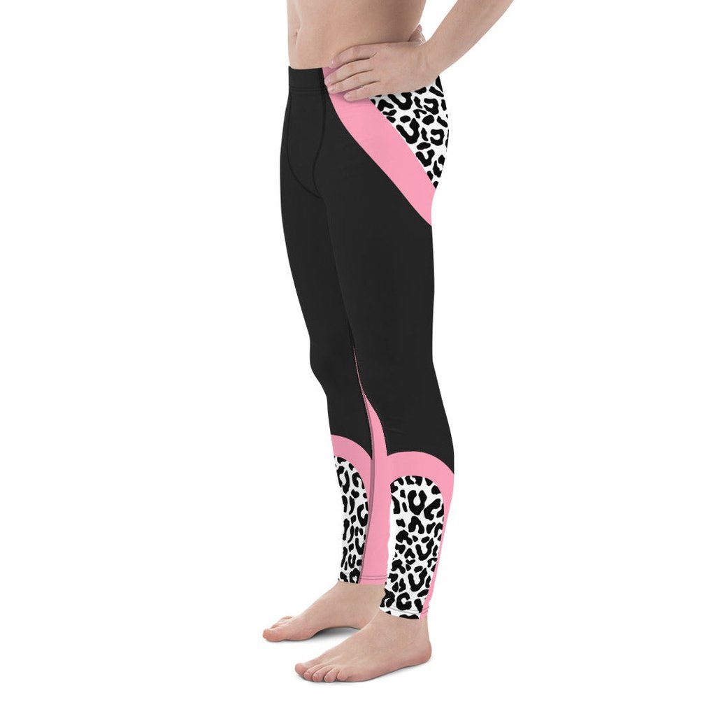 Leopard Geometric Men's Leggings