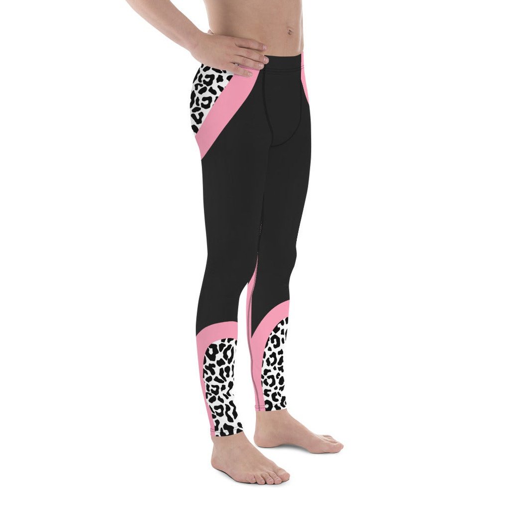 Leopard Geometric Men's Leggings