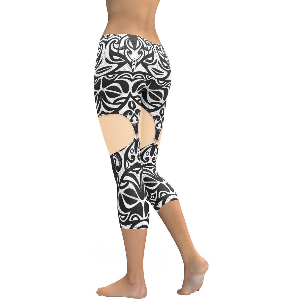 Light Tone Cute Suspenders Capris