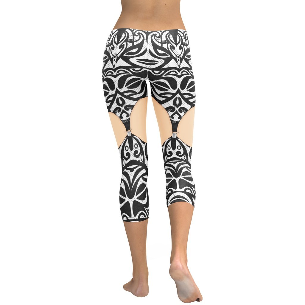 Light Tone Cute Suspenders Capris