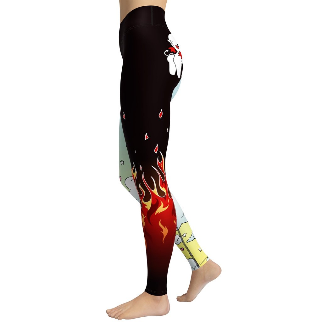 Lil Angel & Lil Devil Yoga Leggings