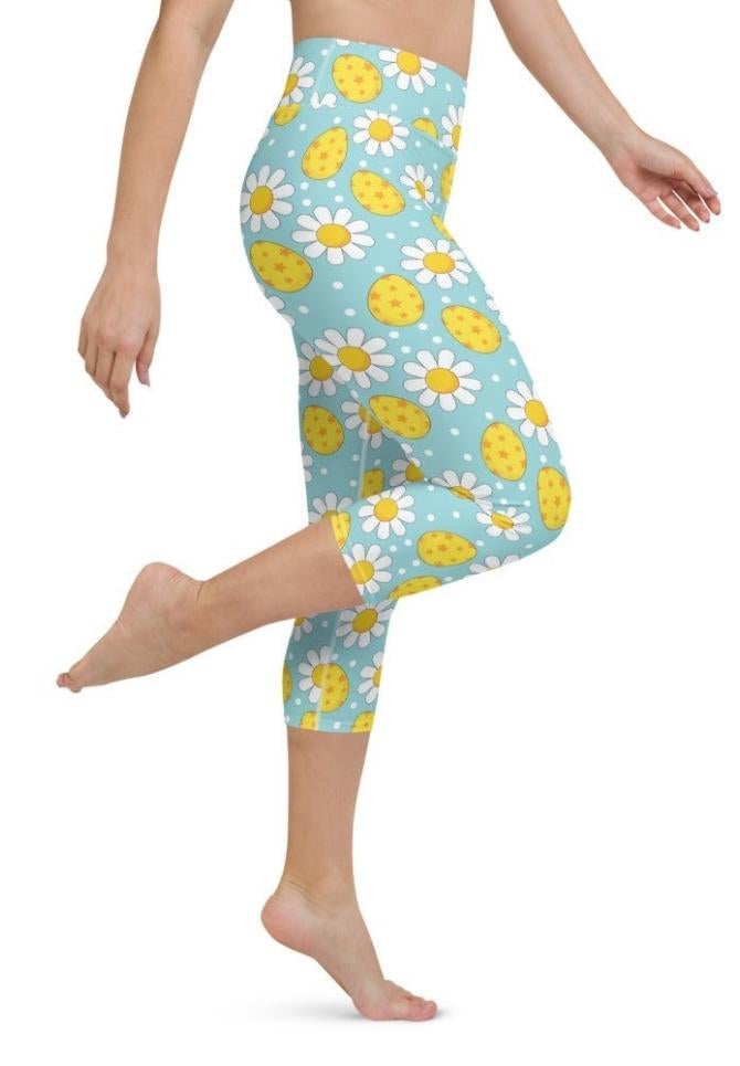 Lovely Easter Yoga Capris