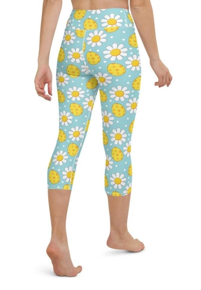 Lovely Easter Yoga Capris