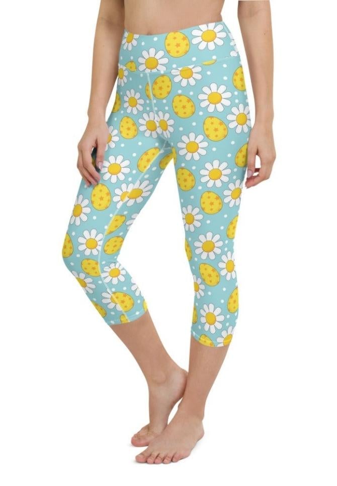 Lovely Easter Yoga Capris