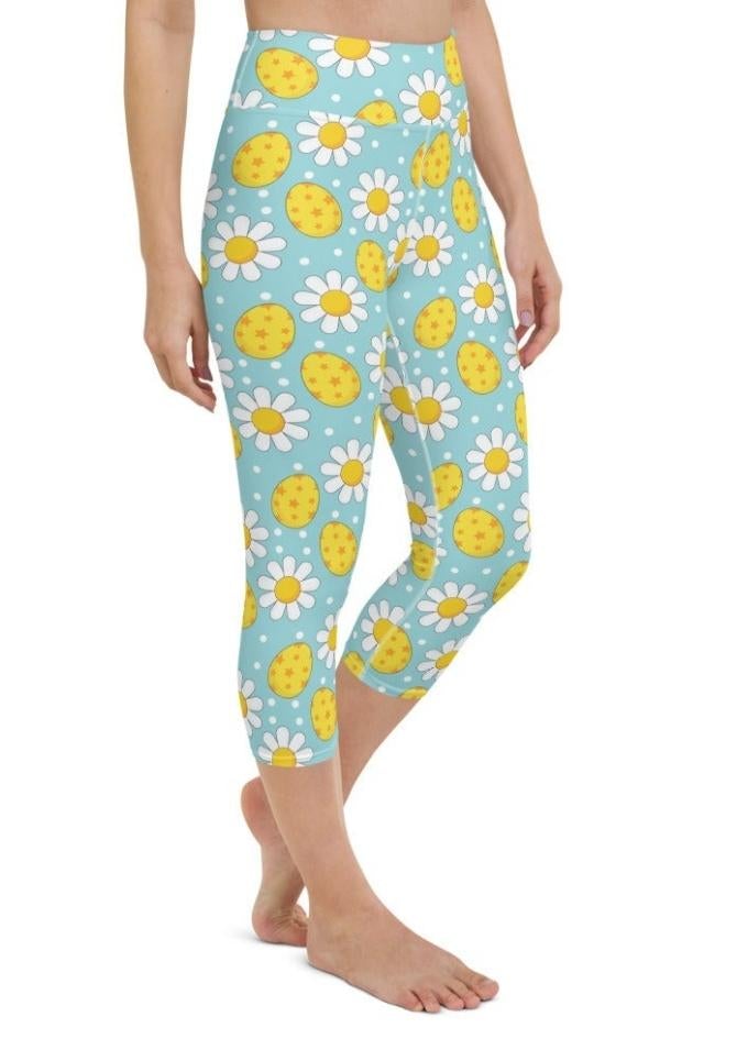 Lovely Easter Yoga Capris