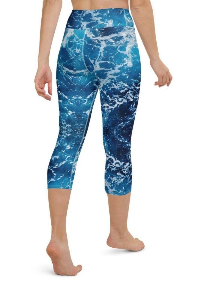 Lovely Ocean Yoga Capris