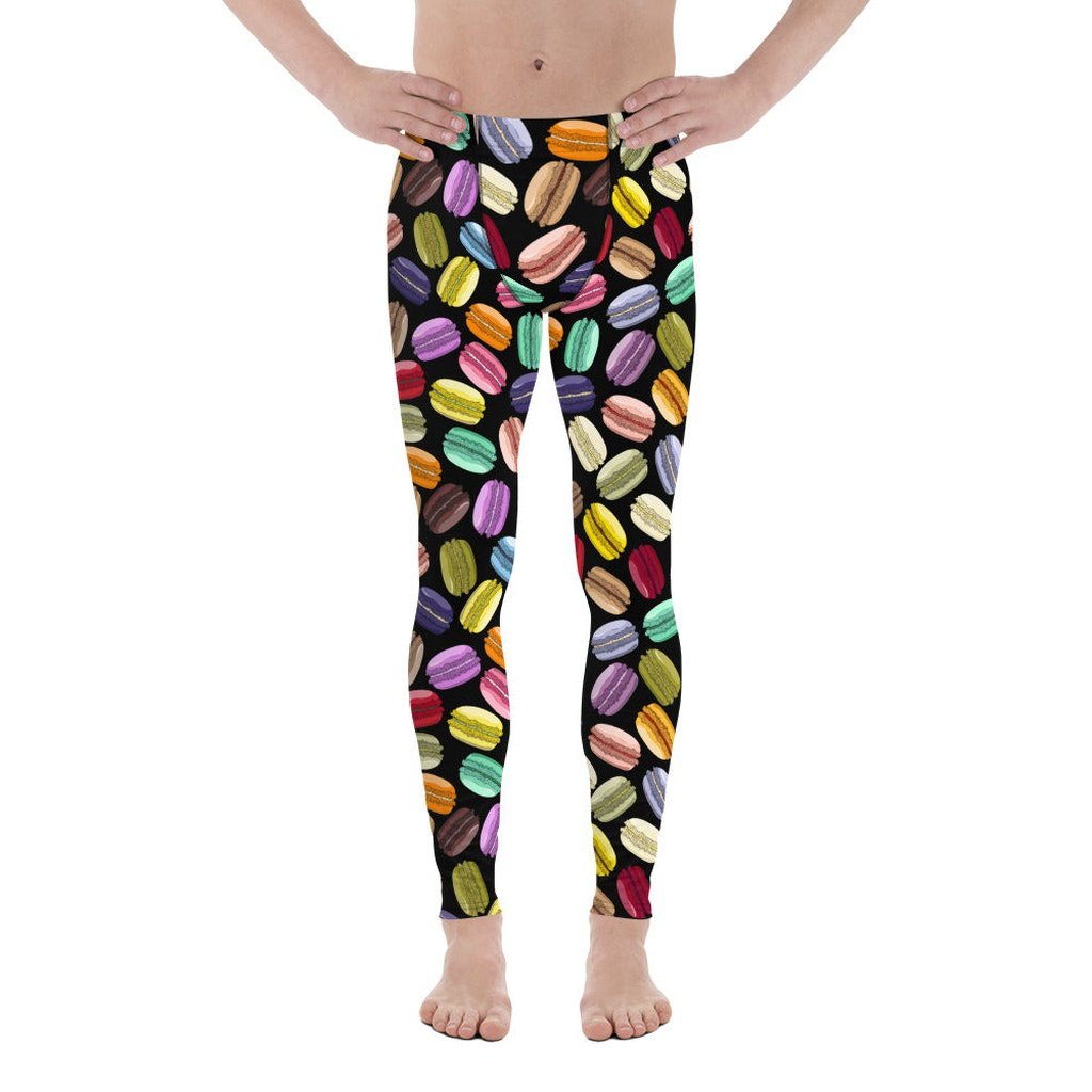 Macaroons Pattern Men's Leggings
