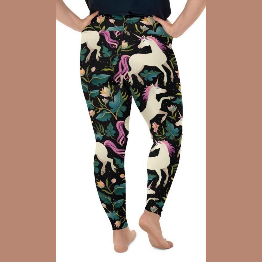 Magical Unicorn Plus Size Leggings