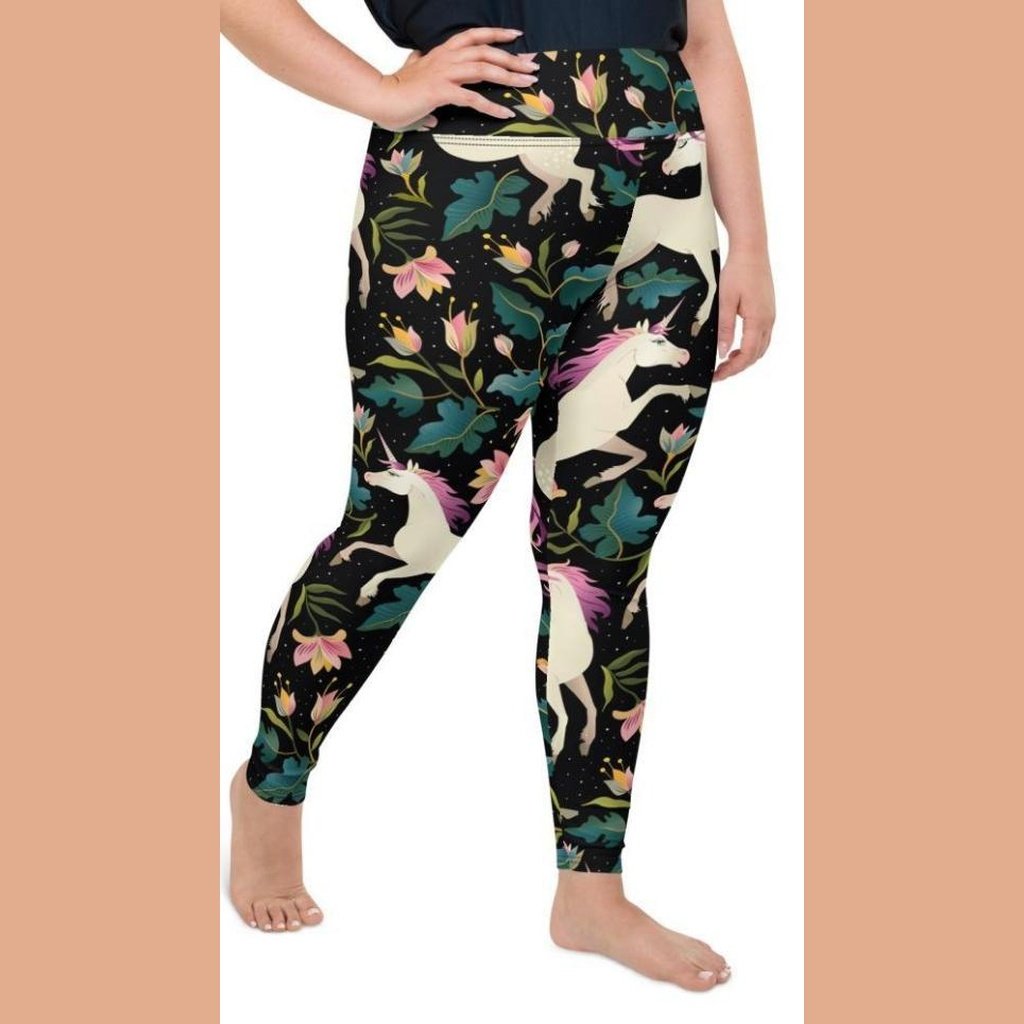 Magical Unicorn Plus Size Leggings