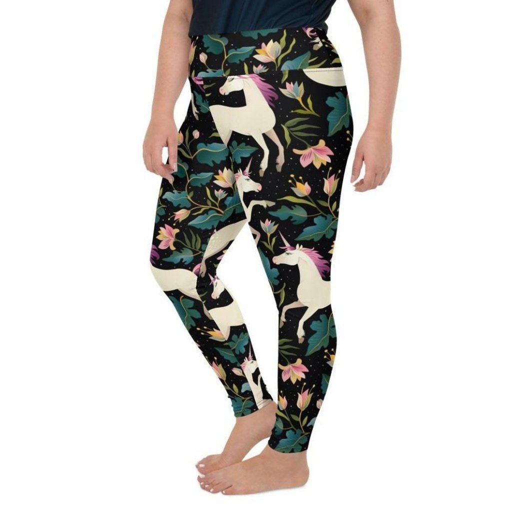 Magical Unicorn Plus Size Leggings