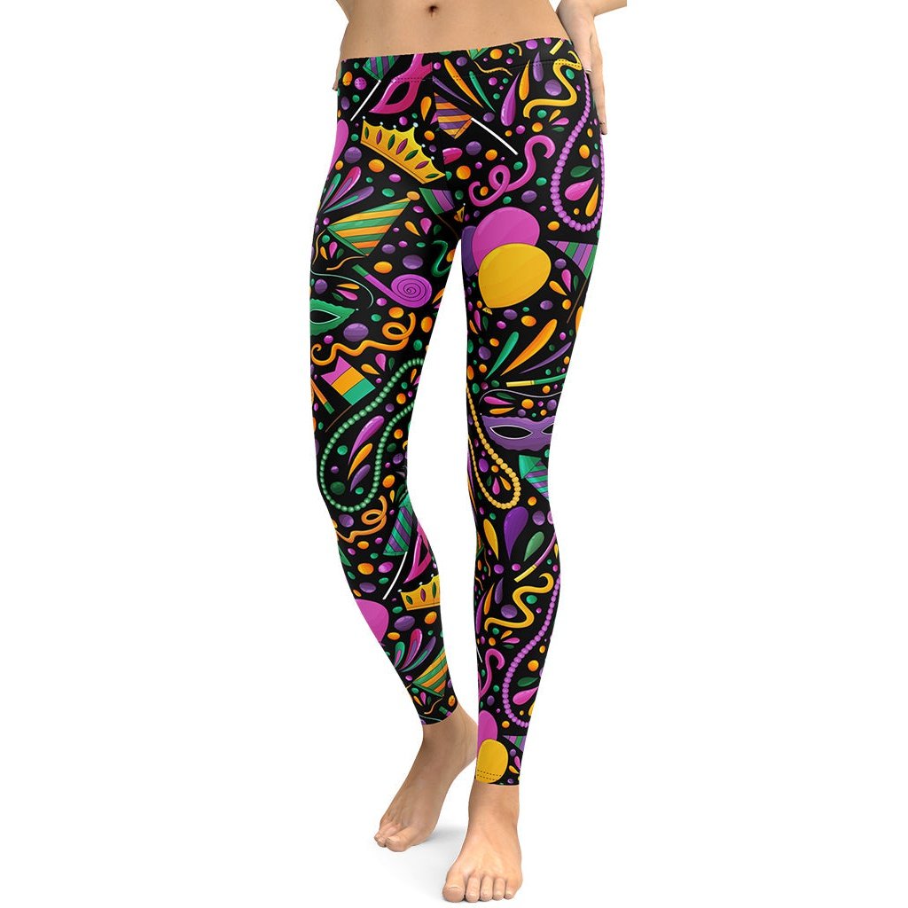 Mardi Gras Leggings
