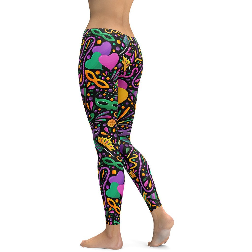 Mardi Gras Leggings