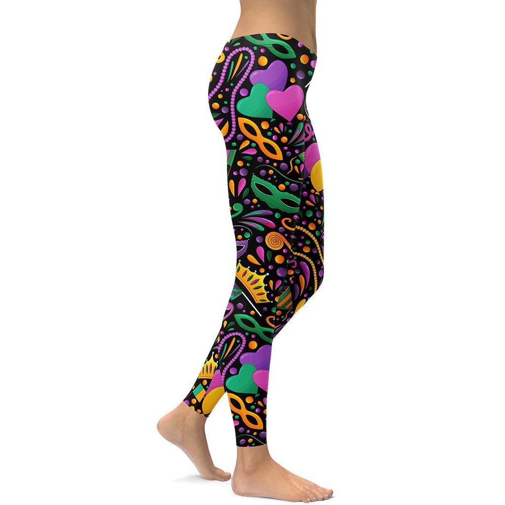 Mardi Gras Leggings