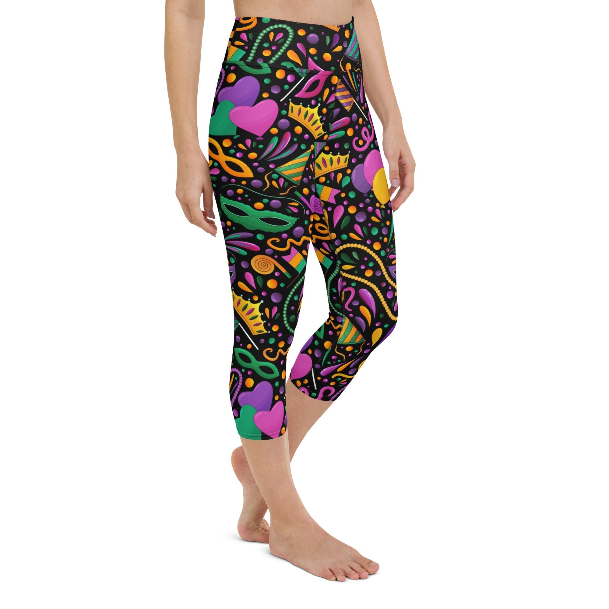 Mardi Gras Yoga Capris