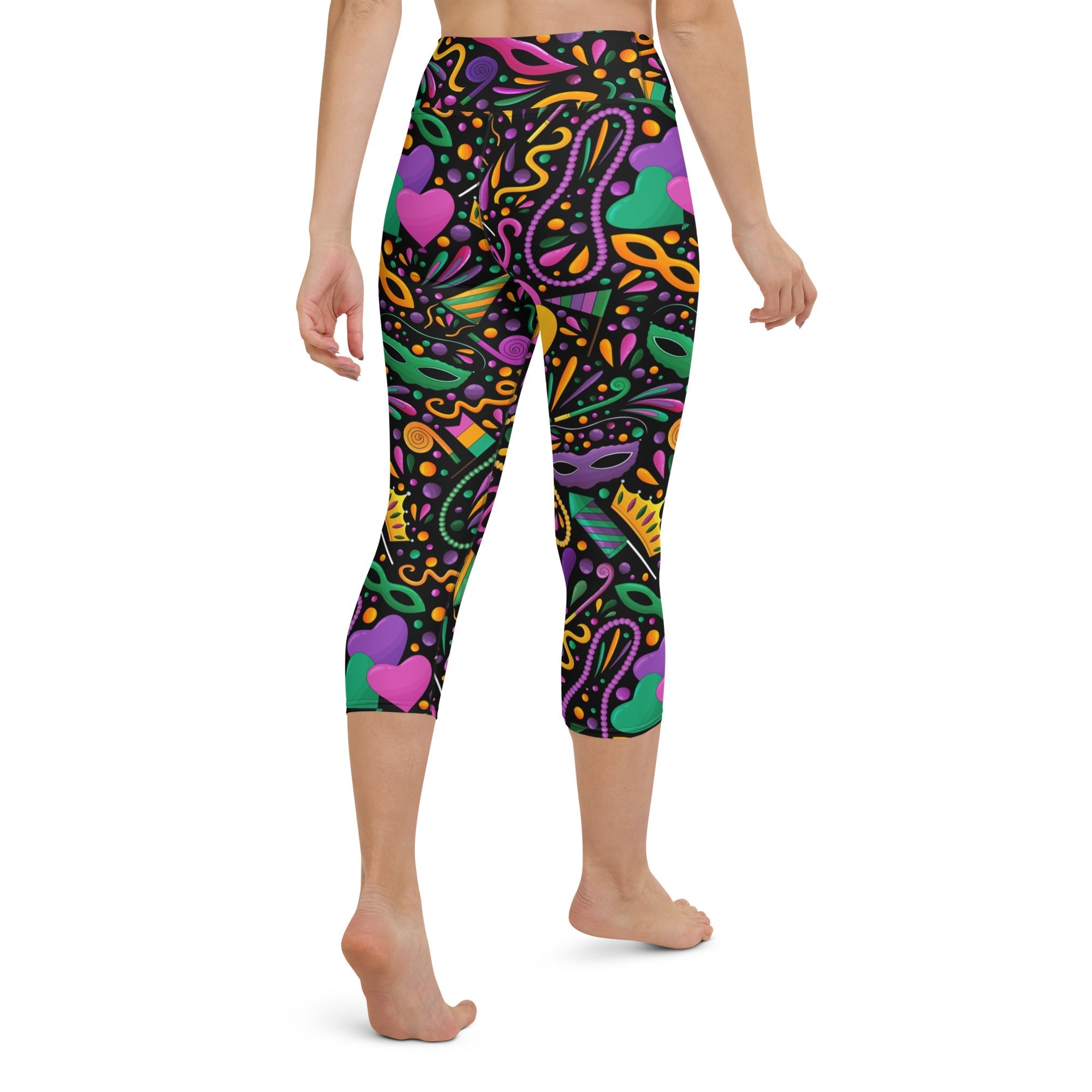 Mardi Gras Yoga Capris