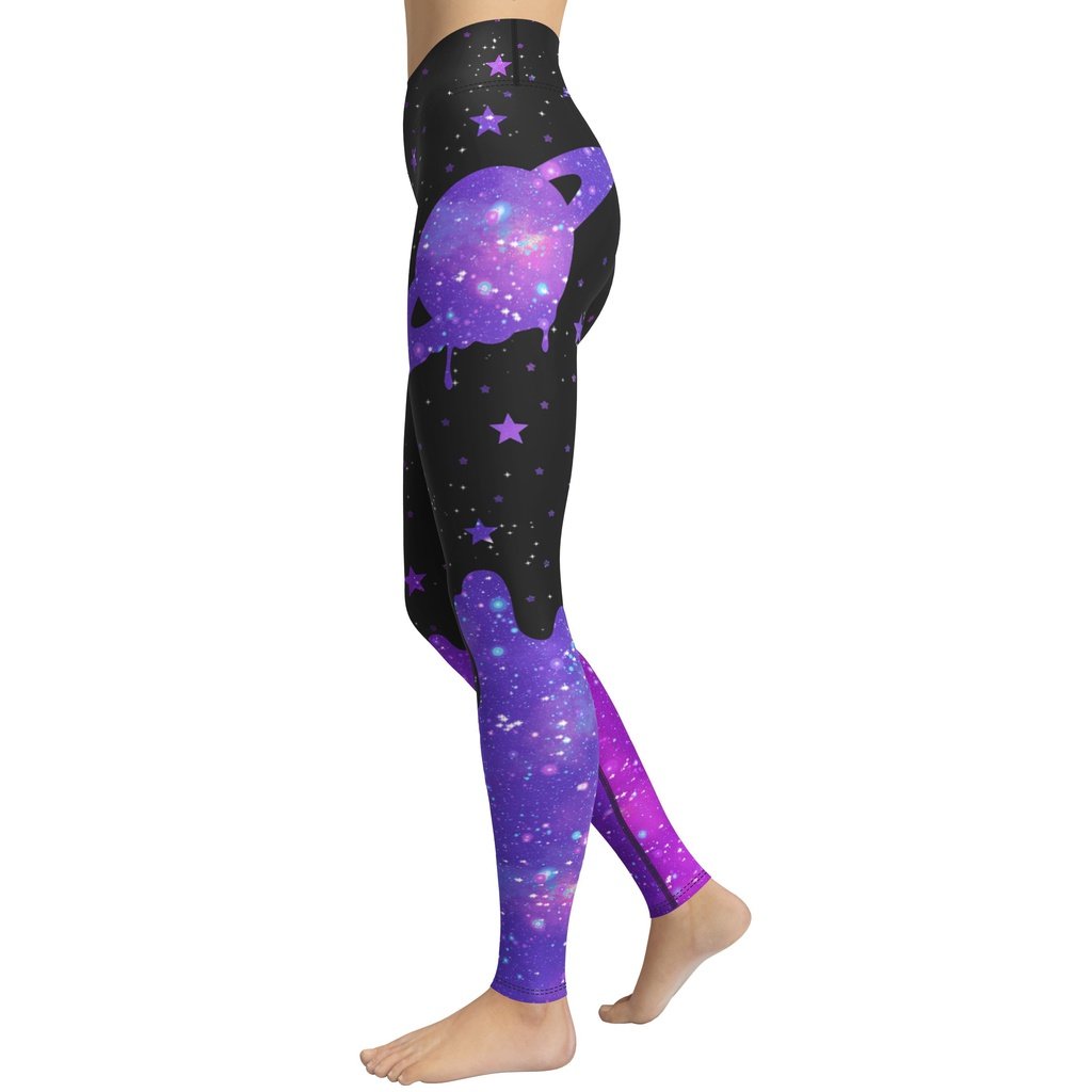 Melting Galaxy Yoga Leggings