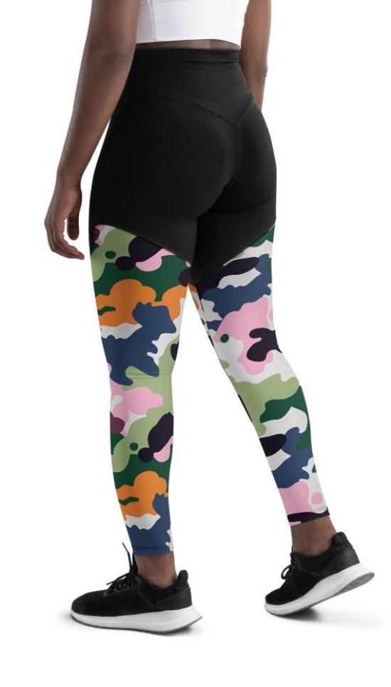 Modern Camo Compression Leggings