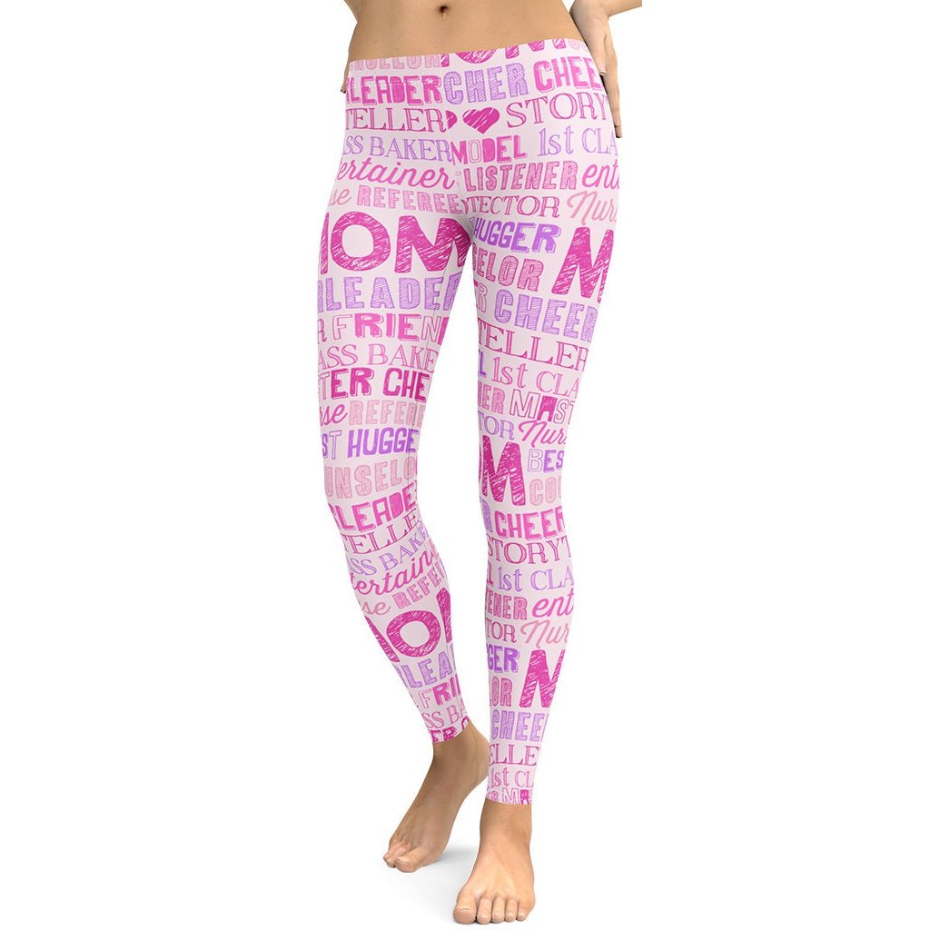Mother's Day-Inspired Pink Leggings