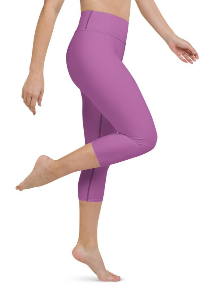 Mulberry Purple Yoga Capris