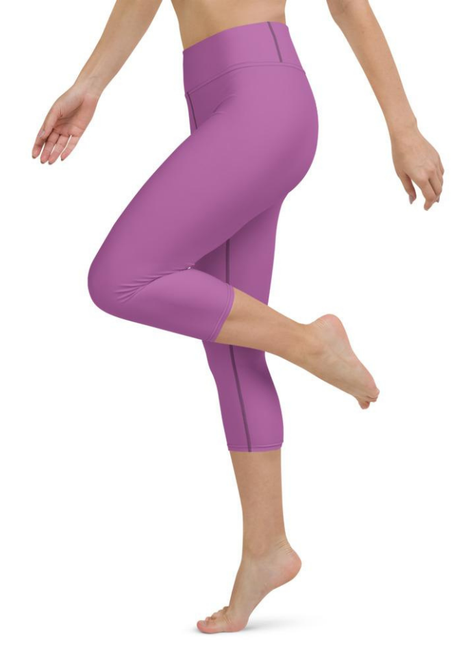 Mulberry Purple Yoga Capris