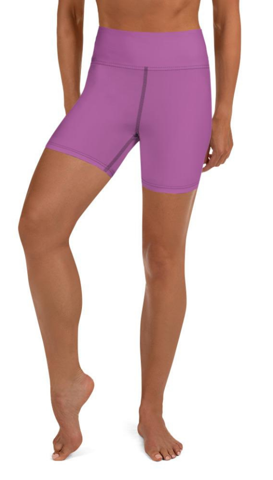 Mulberry Purple Yoga Shorts
