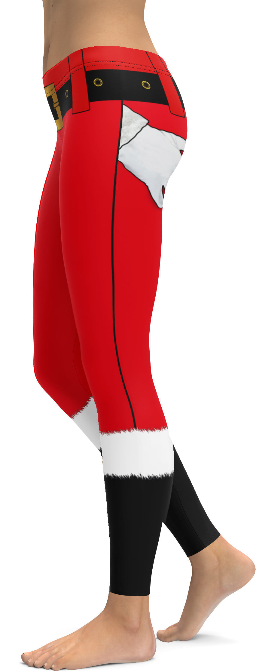 Naughty Santa Outfit Leggings