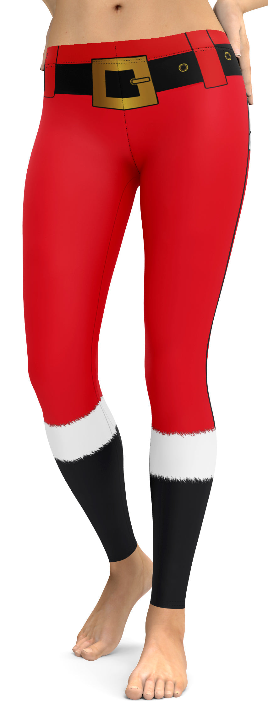 Naughty Santa Outfit Leggings