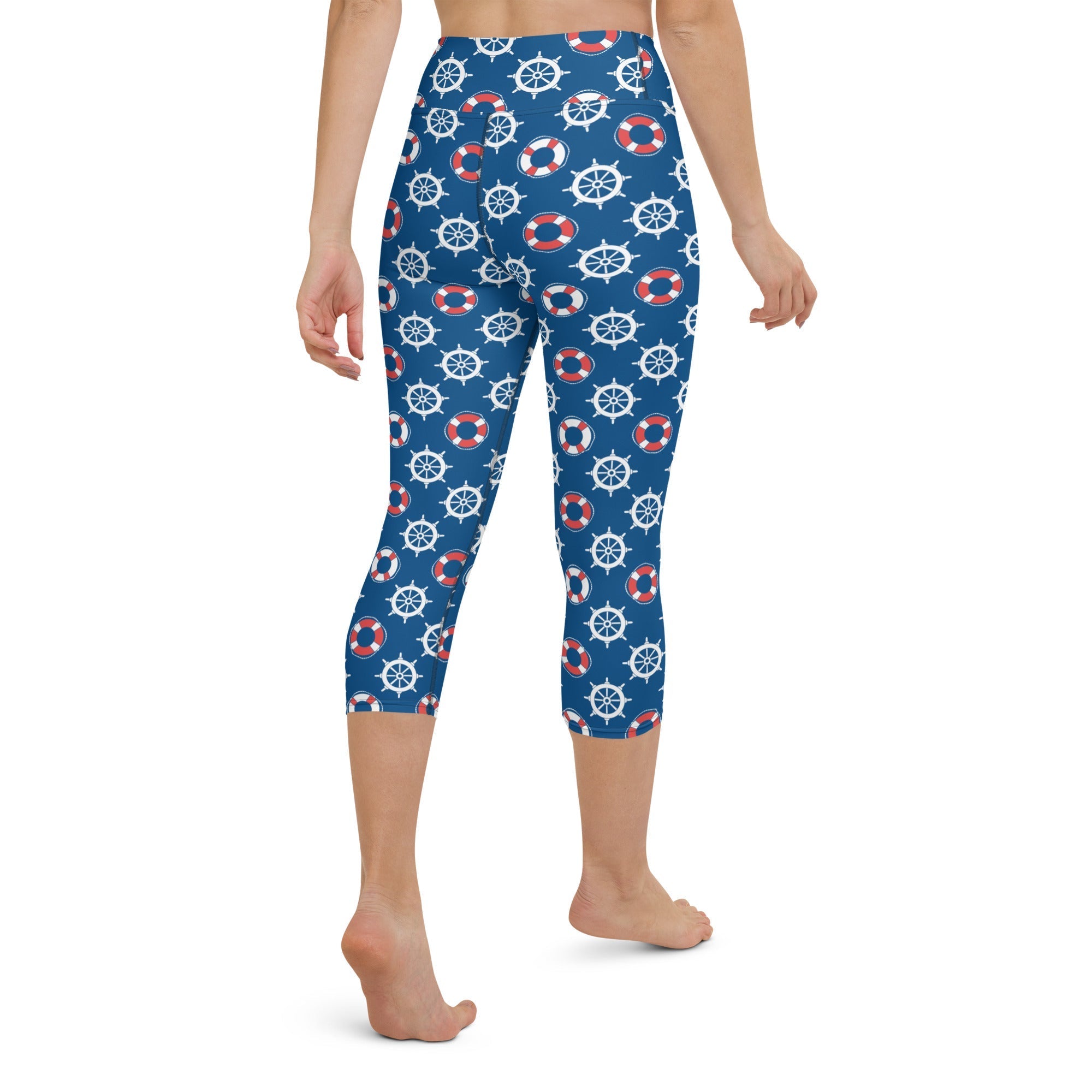 Nautical Yoga Capris