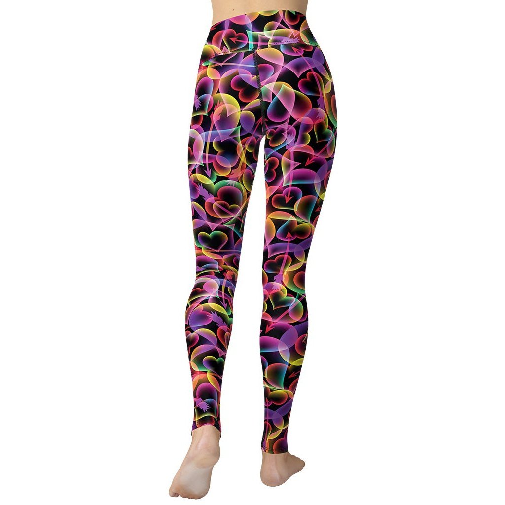 Artsy Heart Yoga Leggings
