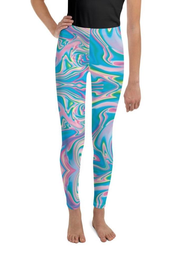 Neon Psychedelic Youth Leggings
