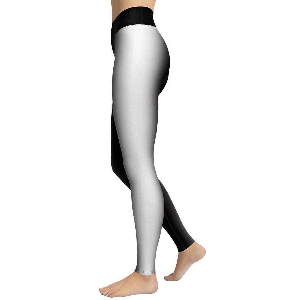 Ombre Optical Illusion Yoga Leggings