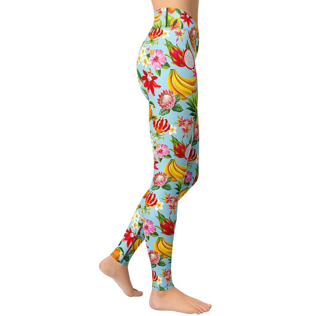 Paradise Fruits Yoga Leggings