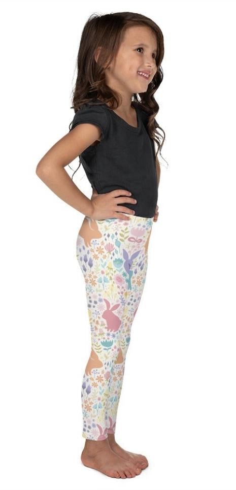 Pastel Easter Garden Kid's Leggings