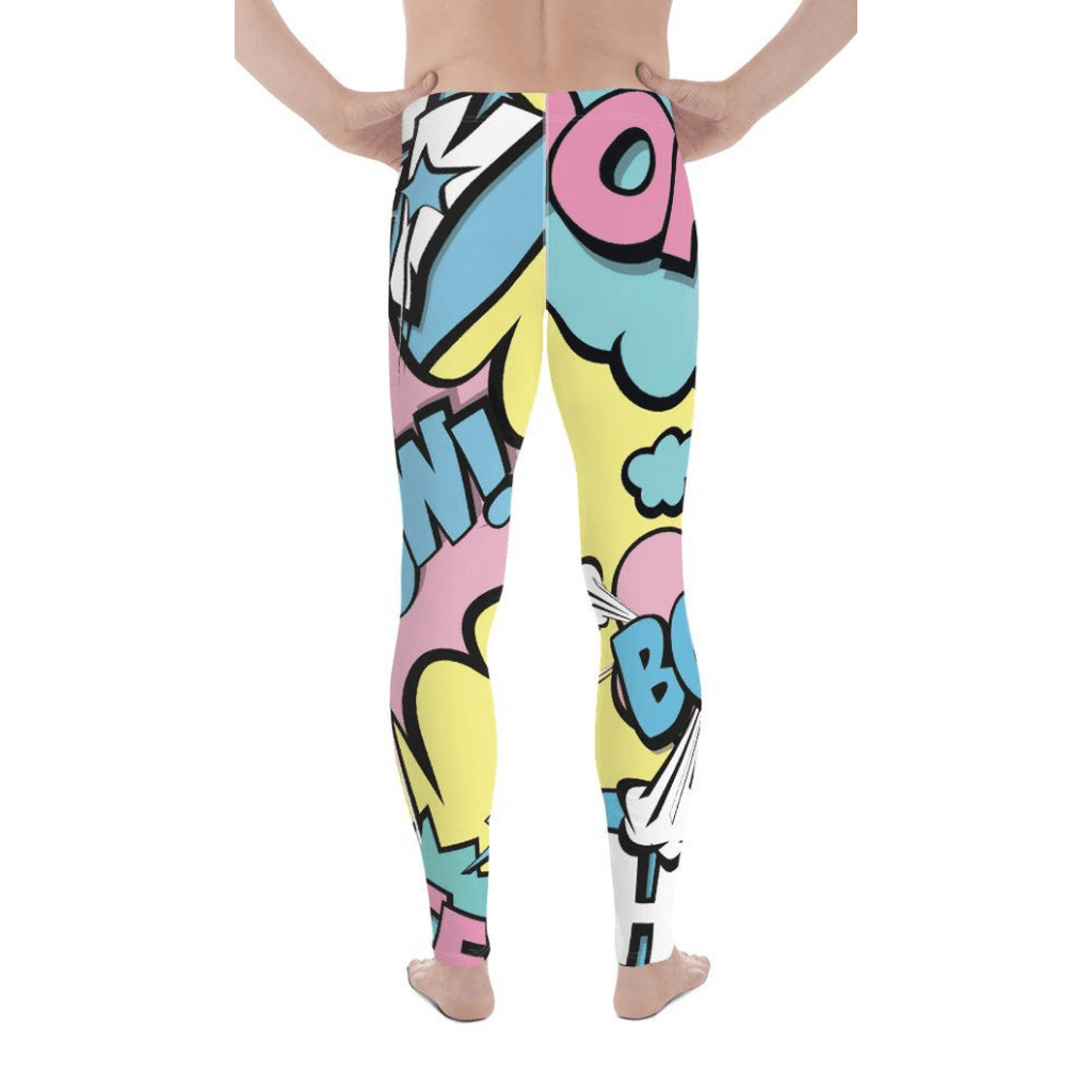 Pastel Pop Art Men's Leggings