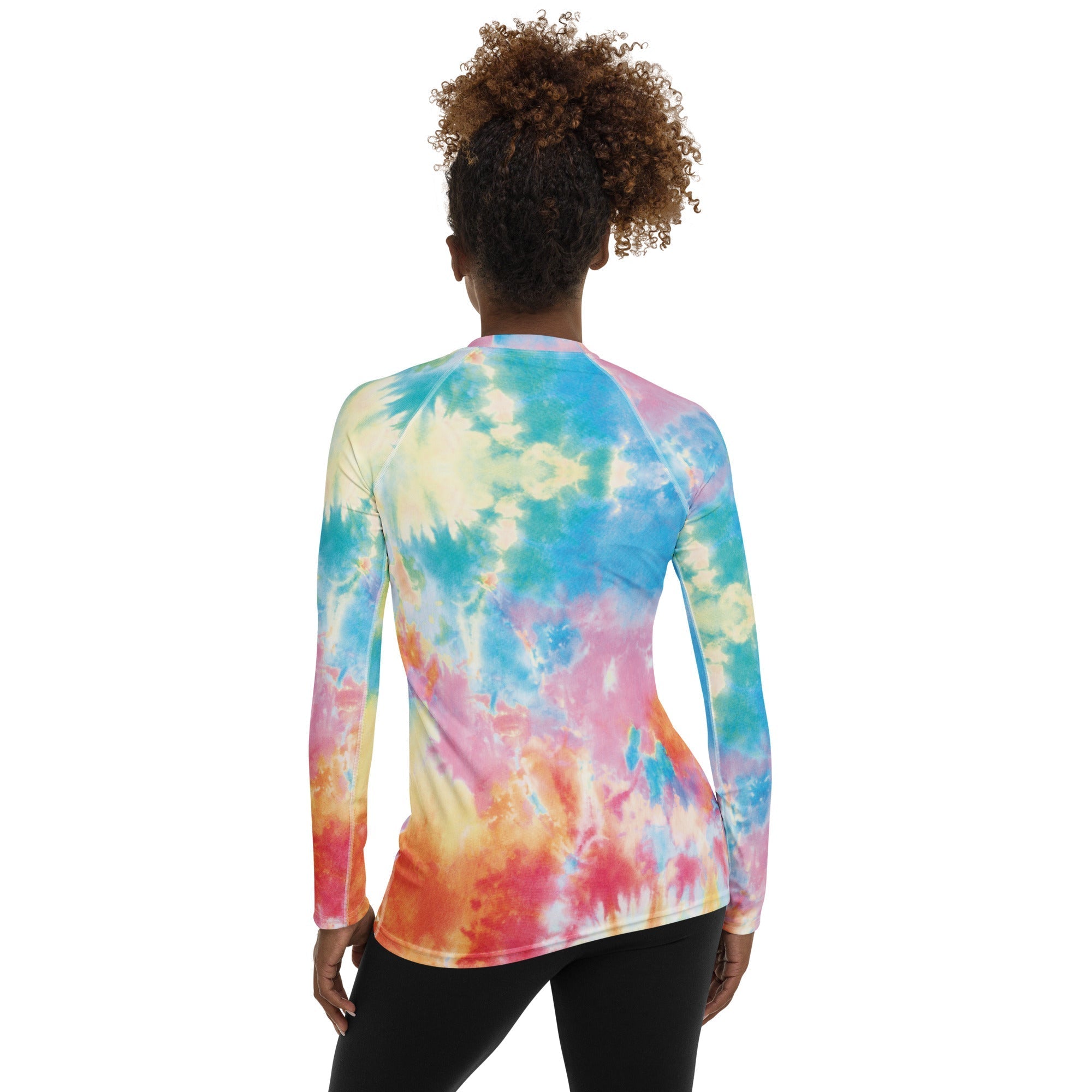 Pastel Tie Dye Rash Guard