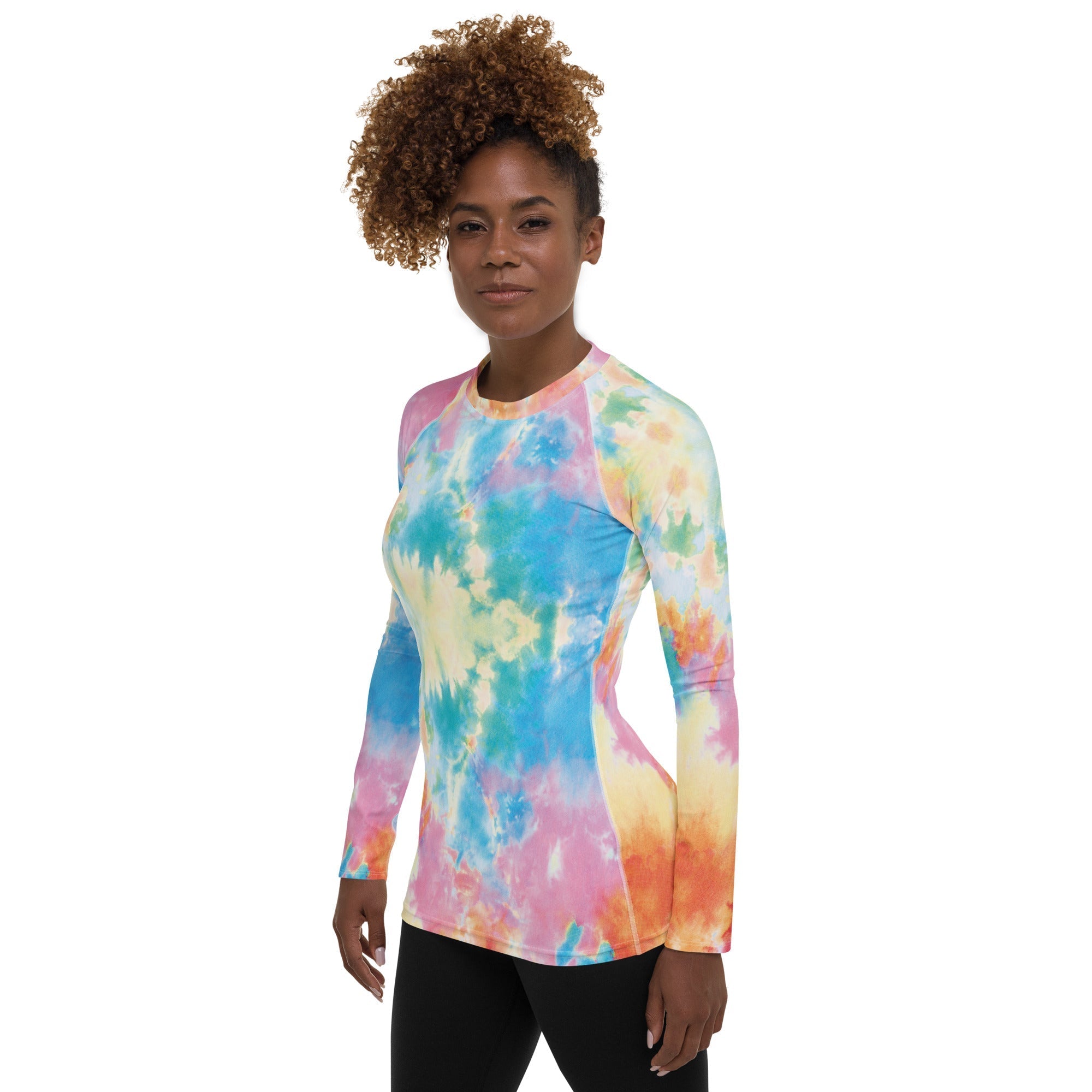 Pastel Tie Dye Rash Guard