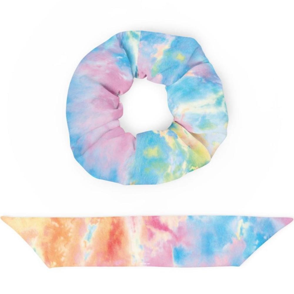 Pastel Tie Dye Scrunchie