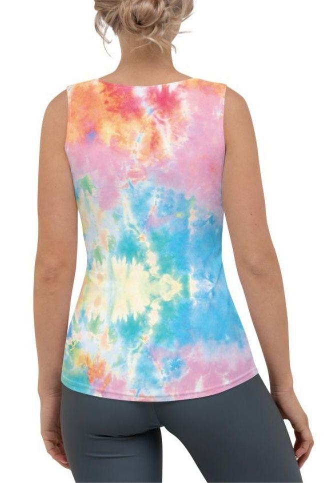 Pastel Tie Dye Tank Top