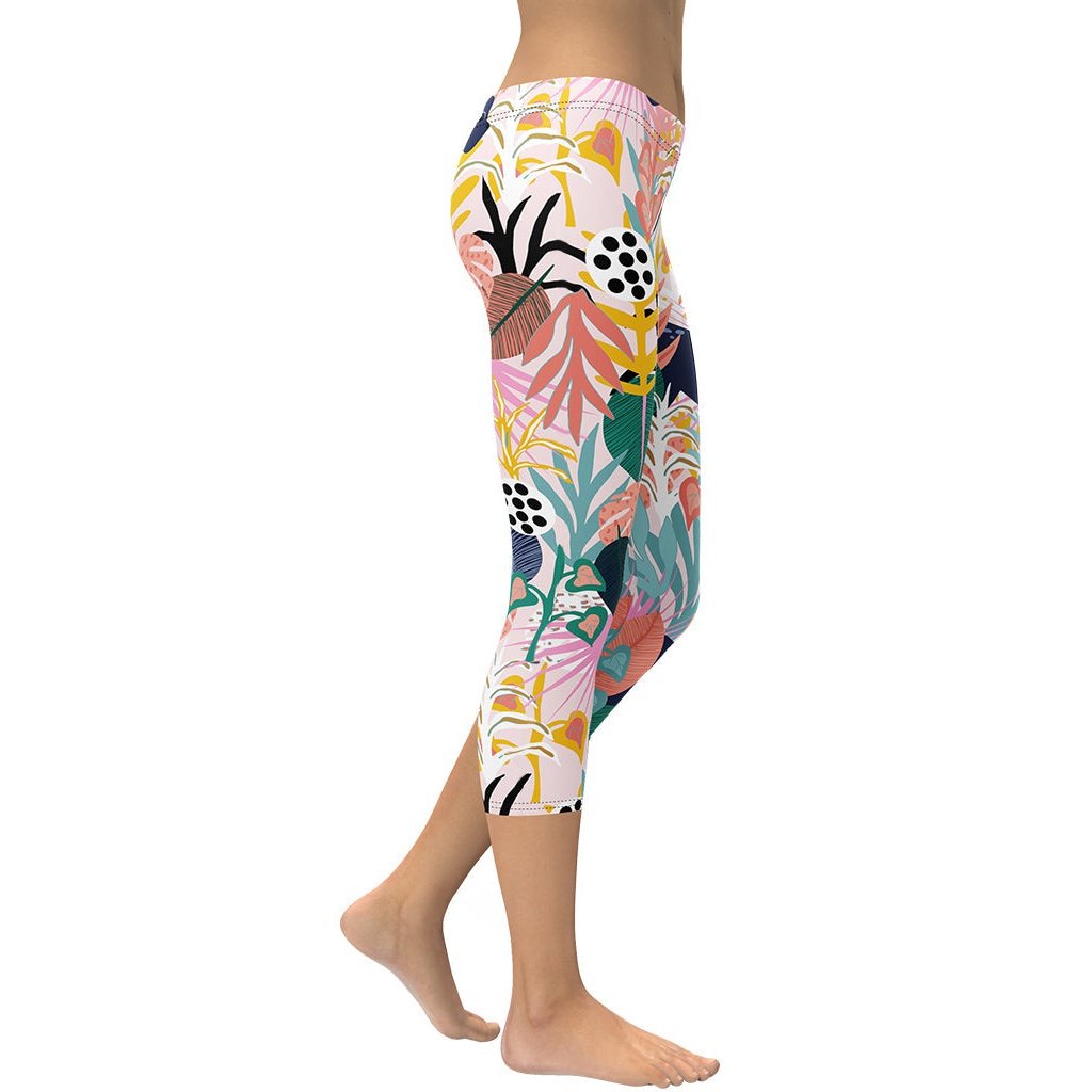 Pastel Tropical Capris