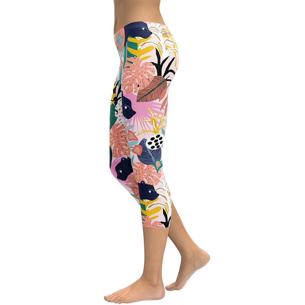 Pastel Tropical Capris