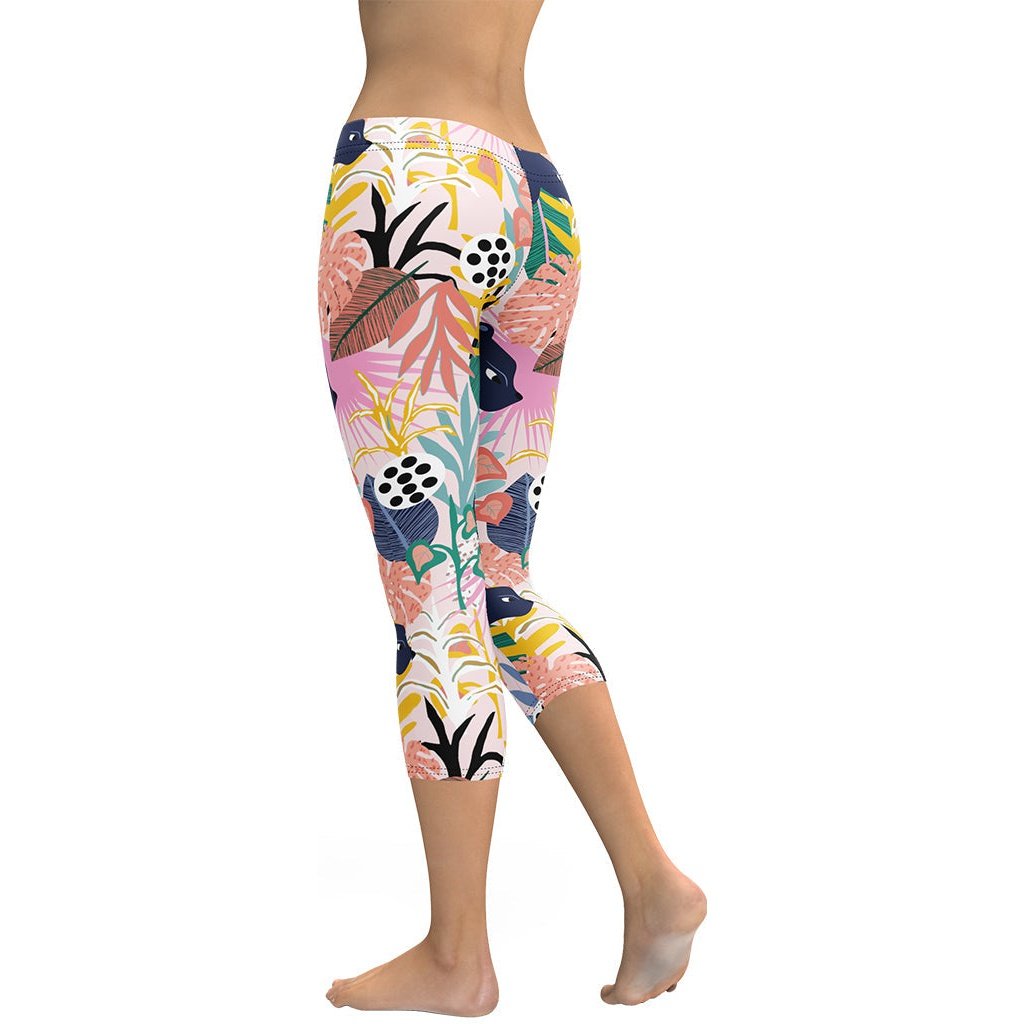 Pastel Tropical Capris