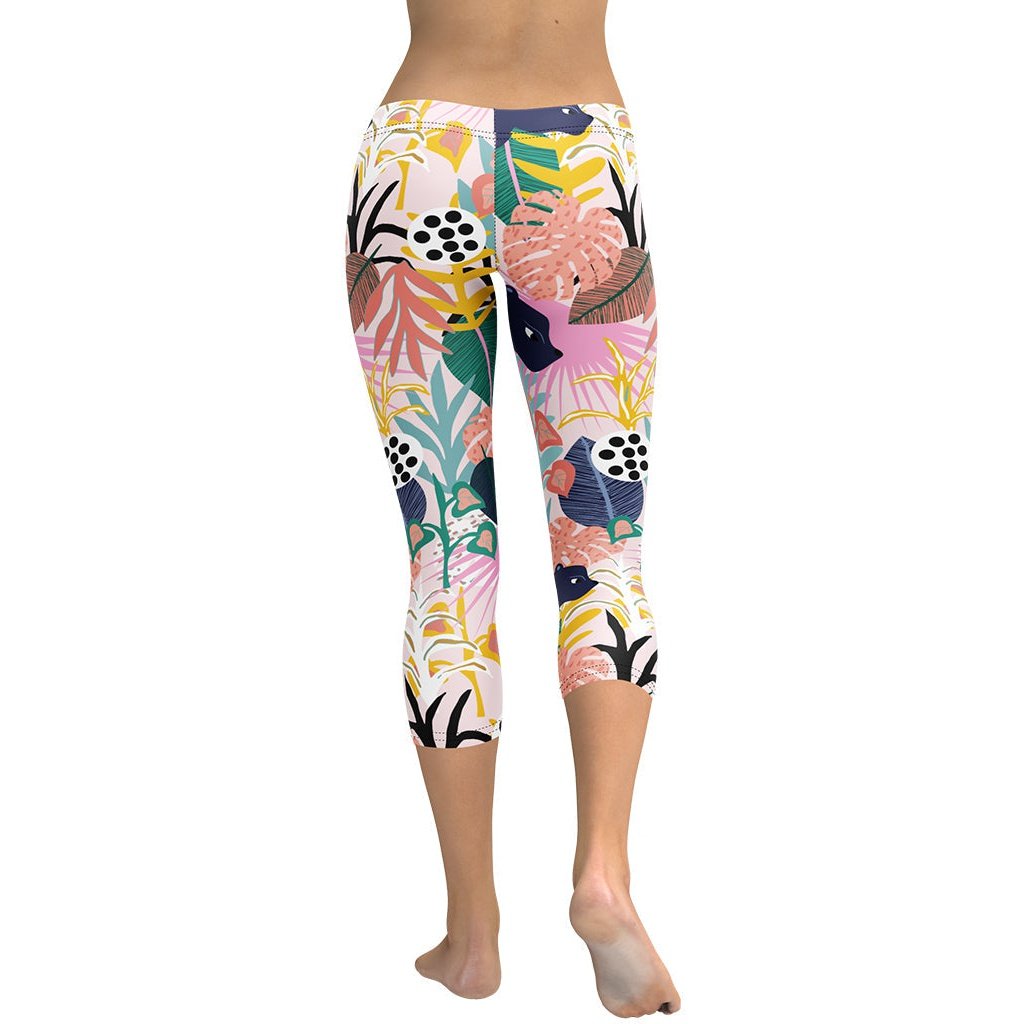 Pastel Tropical Capris