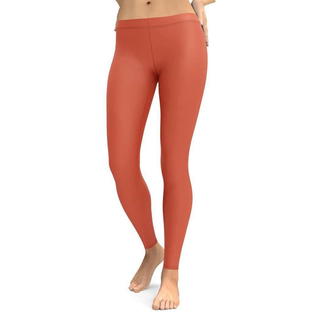 Peachy Red Leggings