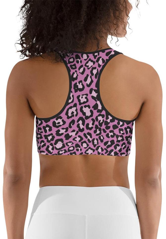 Pink Leopard Sports Bra