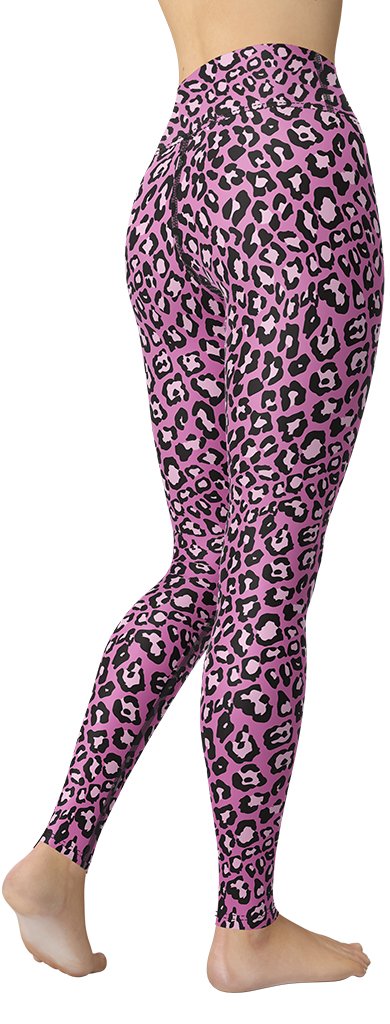 Pink Leopard Yoga Leggings